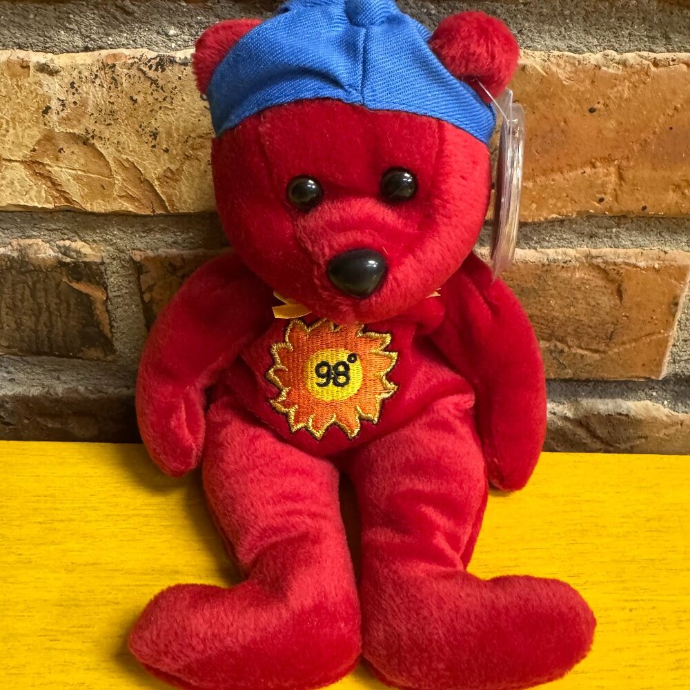JC Celebrity Bear #49 98 Degrees Plush Bean Bag Beanie Baby NWT